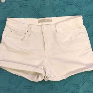 Joes jeans white shorts